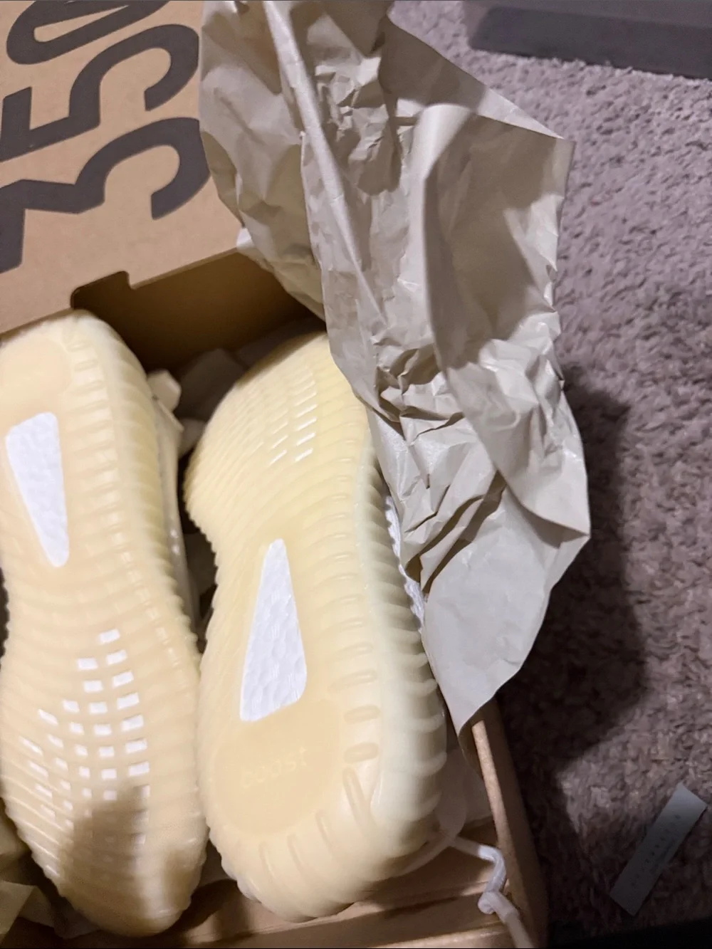 Adidas Yeezy Boost 350 V2 Cream White CP9366 Size 7.5 NEW